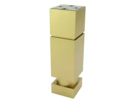 nozka-noga-stopka-meblowa-h150-15-cm-kwadrat-45x45-regulowana-zlota-filc