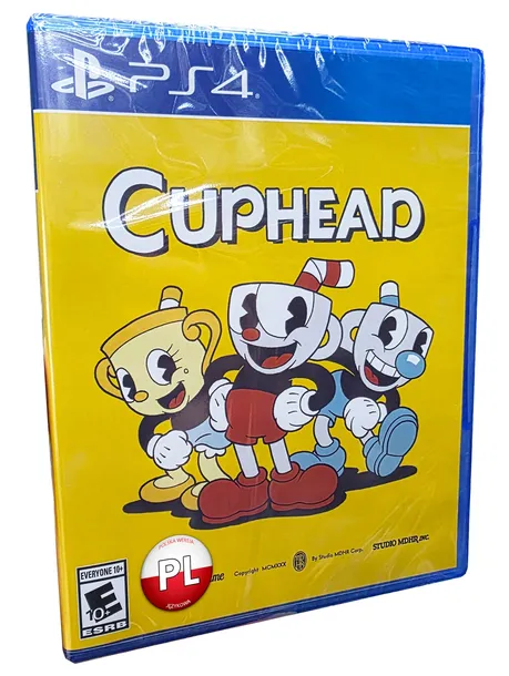 CUPHEAD / PS4 / PS5 / POLSKIE NAPISY GRA PO POLSKU + DODATKI NOWA W FOLII