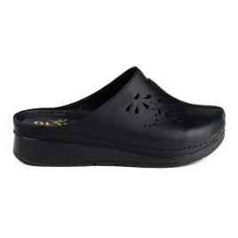 klapki-damskie-skorzane-olivier-922-profilowana-wkladka-koturn-3-cm-czarne
