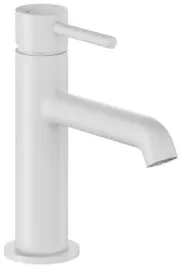 bateria-umywalkowa-stojaca-kfa-moza-mini-z-korkiem-click-clack-bialy-mat