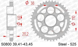 zebatka-napedzana-tyl-moto-stalowa-ocynkowana-srebrna-afa-50800-42