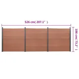 ogrodzenie-wpc-brazowe-526x186-cm-rodzaj-pelne-producent-inny