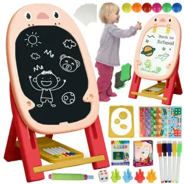 tablica-edukacyjna-2w1-magnetyczna-kredowa-stojaca-akcesoria-gry-gabka