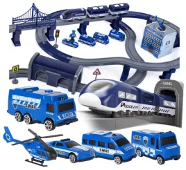 duza-kolejka-elektryczna-pociag-z-wagonikami-tor-na-auta-policja-300-cm
