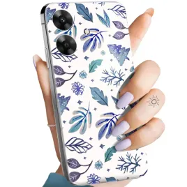 etui-do-realme-note-60-wzory-zima-snieg-sniezynki-winter-obudowa-pokrowiec