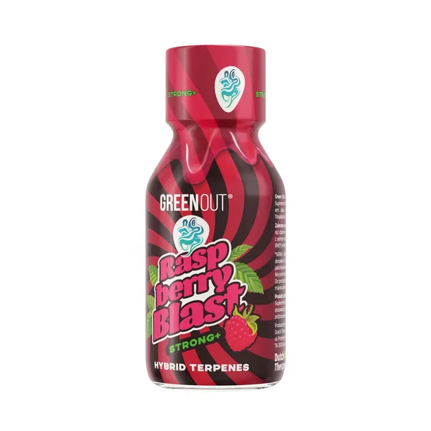 RASPBERRY Shot konopny Green Out® x Konopny Buch 100ml Dutch Therapy