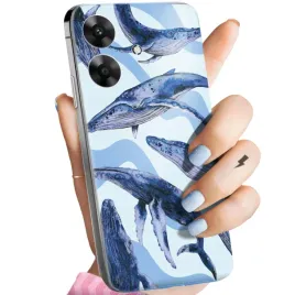 etui-do-realme-note-60-wzory-morze-fale-woda-aqua-obudowa-pokrowiec-case