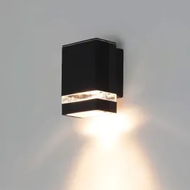 kinkiet-zewnetrzny-lampa-ogrodowa-czarna-gu10-elewacja-wejscie