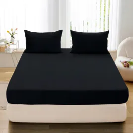 przescieradlo-160x200cm-z-gumka-cotton-world-jersey-czarny-miekkie-gk08