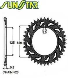 zebatka-napedzana-tyl-moto-ktm-exc-250-sunstar-sunr5-3547-50