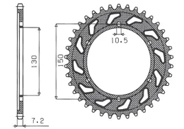 zebatka-napedzana-tyl-moto-sunstar-sunstar-1-4598-49