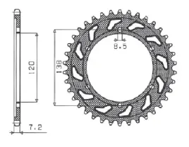 zebatka-napedzana-tyl-moto-sunstar-sunstar-1-4514-40