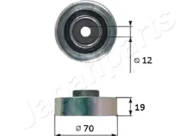 rolka-paska-wielorowk-suzuki-swift-japanparts-rp-815
