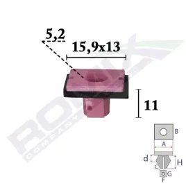 kostka-listew-drzwi-blotnikow-hyundai-opakowanie-10-sztuk-romix-c70677