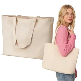 plazowa-torba-bawelniana-60x14x40-cm-ecru-320g-pojemna-wytrzymala-zakupowa