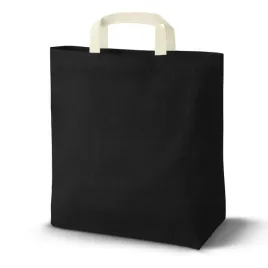 torba-bawlniana-38x8x42-cm-czarna-260g-z-krotkim-ecru-uchwytem-zakupowa