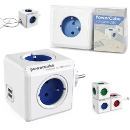 rozgaleznik-4-gniazdka-2x-usb-allocacoc-powercube-usb-niebieski