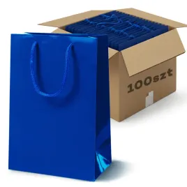 x100-papierowe-torebki-na-prezenty-24x9x32-cm-granatowe-laminowane-190-gsm