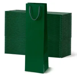 torebki-prezentowe-na-wino-11x9x40cm-zielone-laminowane-190-gsm-50-szt