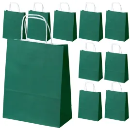 torebki-papierowe-18x8x225-cm-ciemnozielone-ekologiczne-na-zakupy-10-szt