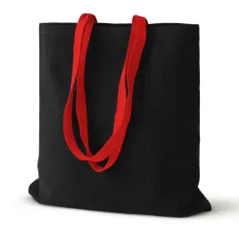 zakupowa-torba-bawelniana-38x42-cm-czarna-220g-torba-uchwyt-czerwony-eko