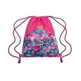 plecak-poliestrowy-premium-38x42-cm-rozowy-tropikalne-kwiaty-lekki-pojemny