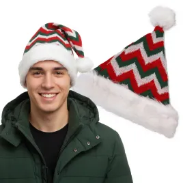 ciepla-czapka-z-pomponem-zimowa-beanie-pompon-swiateczny-wzor-na-prezent