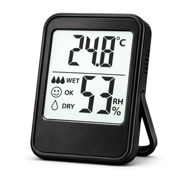 HIGROMETR TERMOMETR CYFROWY POKOJOWY LCD CZUJNIK TEMPERATURY I WILGOTNOŚCI