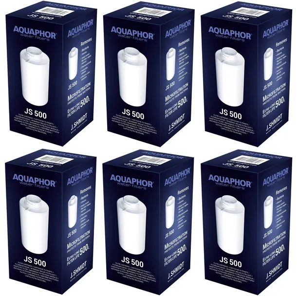 Wkład filtrujący do dzbanka Aquaphor JS500 6 szt.