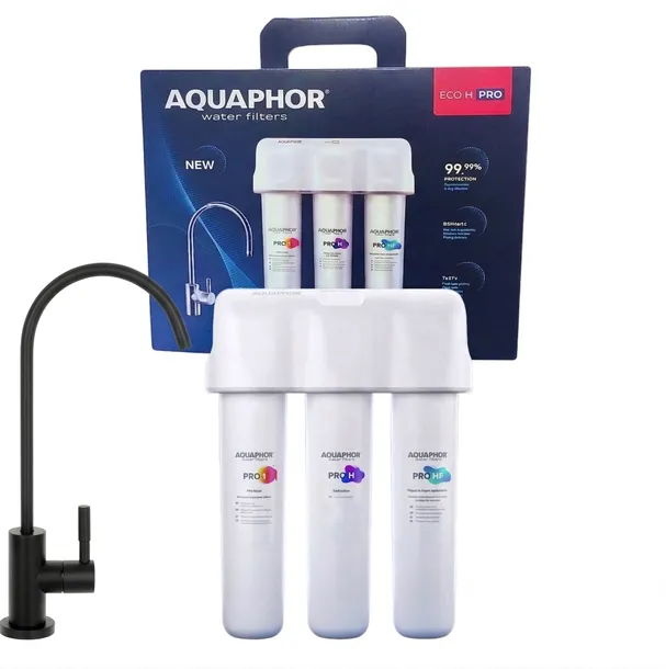 Filtr Aquaphor ECO H Pro zmiękczający + czarna wylewka