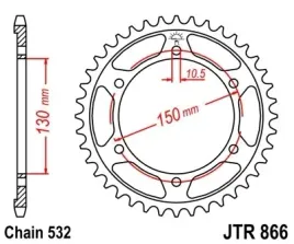 zebatka-napedzana-tyl-moto-stalowa-jt-sprockets-jtr866-46