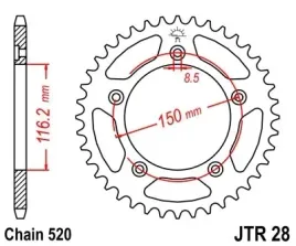 zebatka-napedzana-tyl-moto-stalowa-jt-sprockets-jtr28-42