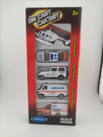 welly-die-cast-car-set-5-pack-zestaw-mercedes-kaczka