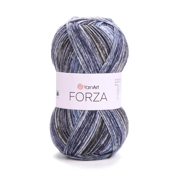 100g wełna włóczka skarpetkowa YarnArt Forza denim 2606