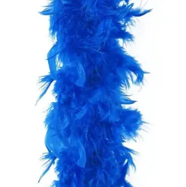 boa-szal-z-pior-ciemny-niebieski-retro-190-cm