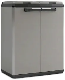 szafka-keter-split-basic-do-segregacji-odpadow-220l-2-komorowy-szara