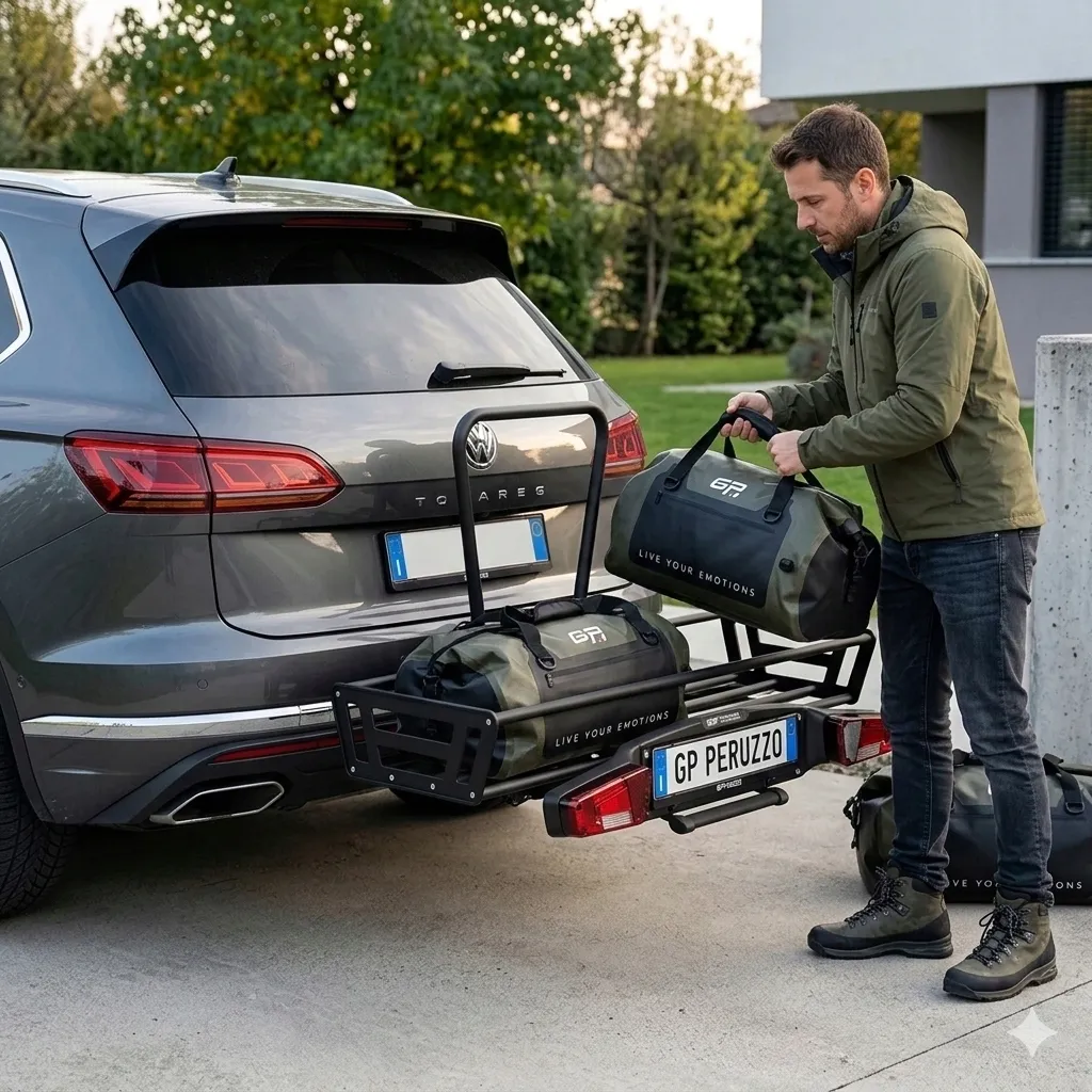peruzzo-gp-saturn-platforma-kosz-i-dwie-torby-stan-nowy