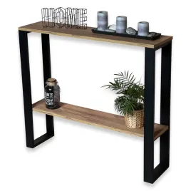 konsolka-konsola-toaletka-loft-90x25x87-profil-6x2-czarny-dab-craft-zloty