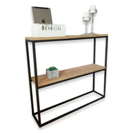 konsolka-toaletka-z-polka-80x18x82-industrialna-loft-dab-craft-zloty