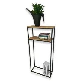 konsolka-toaletka-z-polka-53x20x114-industrialna-loft-dab-craft-zloty