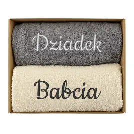 reczniki-50x100-babcia-dziadek-elegancki-prezent-na-dzien-babci-dziadka