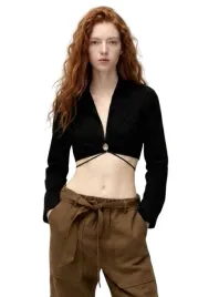 bluzka-damska-zara-crop-top-krotka-czarna