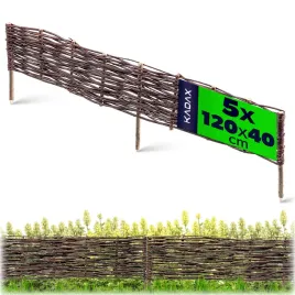 palisada-ogrodowa-wiklinowa-obrzeze-trawnikowe-plotek-120x40-cm-zestaw-5szt