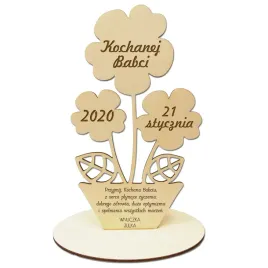 drewniana-statuetka-kwiatek-prezent-upominek-na-dzien-babci-i-dziadka