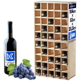 regal-stojak-na-wino-drewniany-50-butelki-alkohol-szafka-104cm-zestaw-2-szt