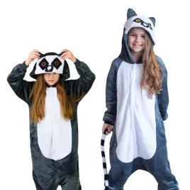 pizama-onesie-kigurumi-kostium-przebranie-lemur-dzieci-135-145cm