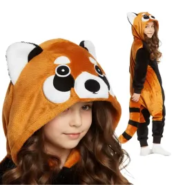pizama-onesie-kigurumi-kostium-przebranie-ruda-panda-dzieci-115-125cm