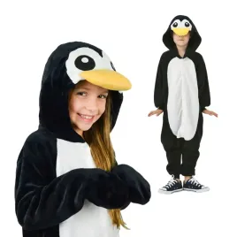 pizama-onesie-kigurumi-kostium-przebranie-pingwin-dzieci-95-105cm