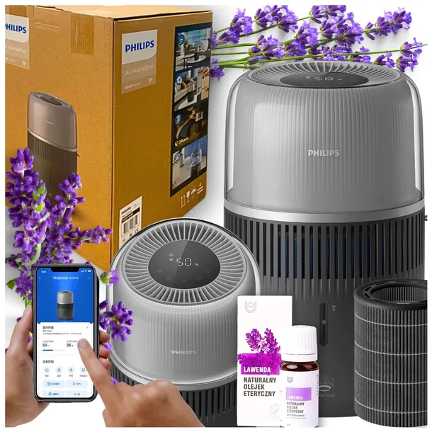 Philips Nawilżacz Powietrza HU5710/03 Aromaterapia 4,5l 56 m² Olejek GRATIS