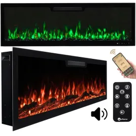 aflamo-elite-213-kominek-led-panoramiczny-z-grzaniem-15-kw-szklany-glosnik